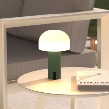 Atmosphera - LED Uzlādējama āra skārienvadāma galda lampa JANY LED/3,7V 22 cm 2200 mAh IP44 zaļa