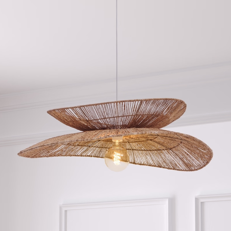 Atmosphera - Lustra ar auklu ALARA 1xE27/40W/230V džutas