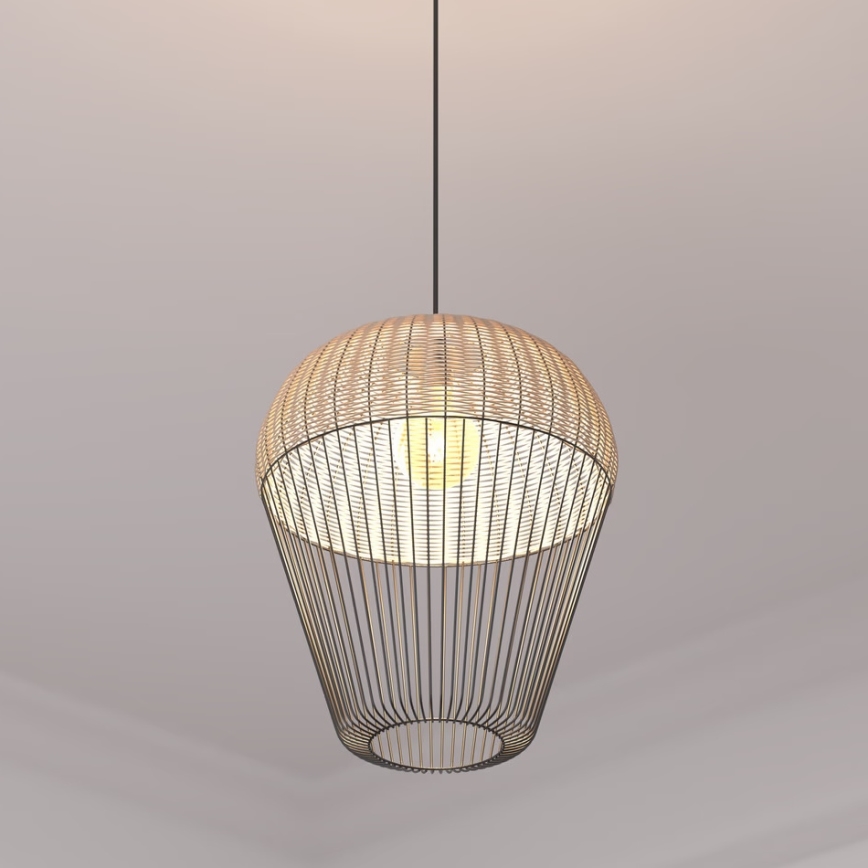 Atmosphera - Lustra ar auklu ANEA 1xE27/40W/230V rotanga