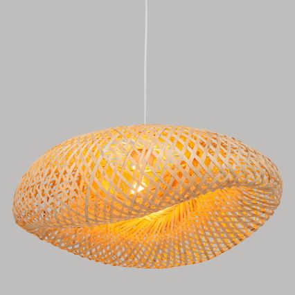 Atmosphera - Lustra ar auklu BEDDY 1xE27/40W/230V bambusa