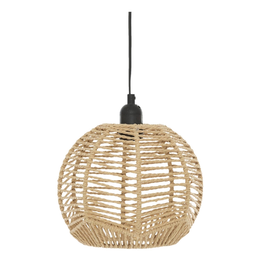 Atmosphera - Lustra ar auklu CAREN 1xE27/40W/230V džutas