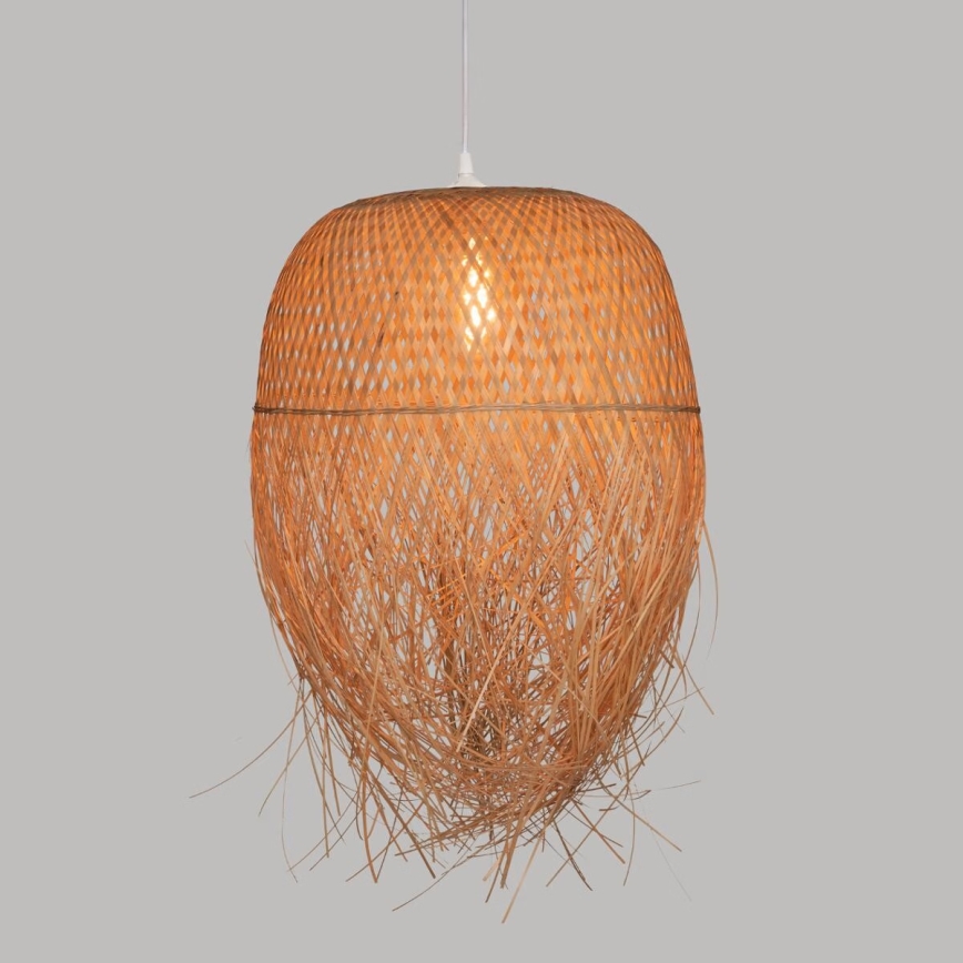 Atmosphera - Lustra ar auklu ELIS 1xE27/40W/230V bambusa