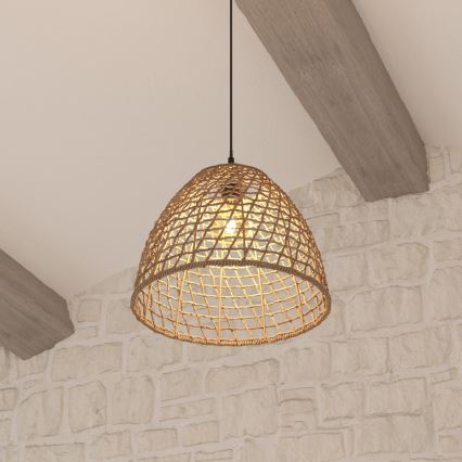 Atmosphera - Lustra ar auklu JADA 1xE27/40W/230V rotanga