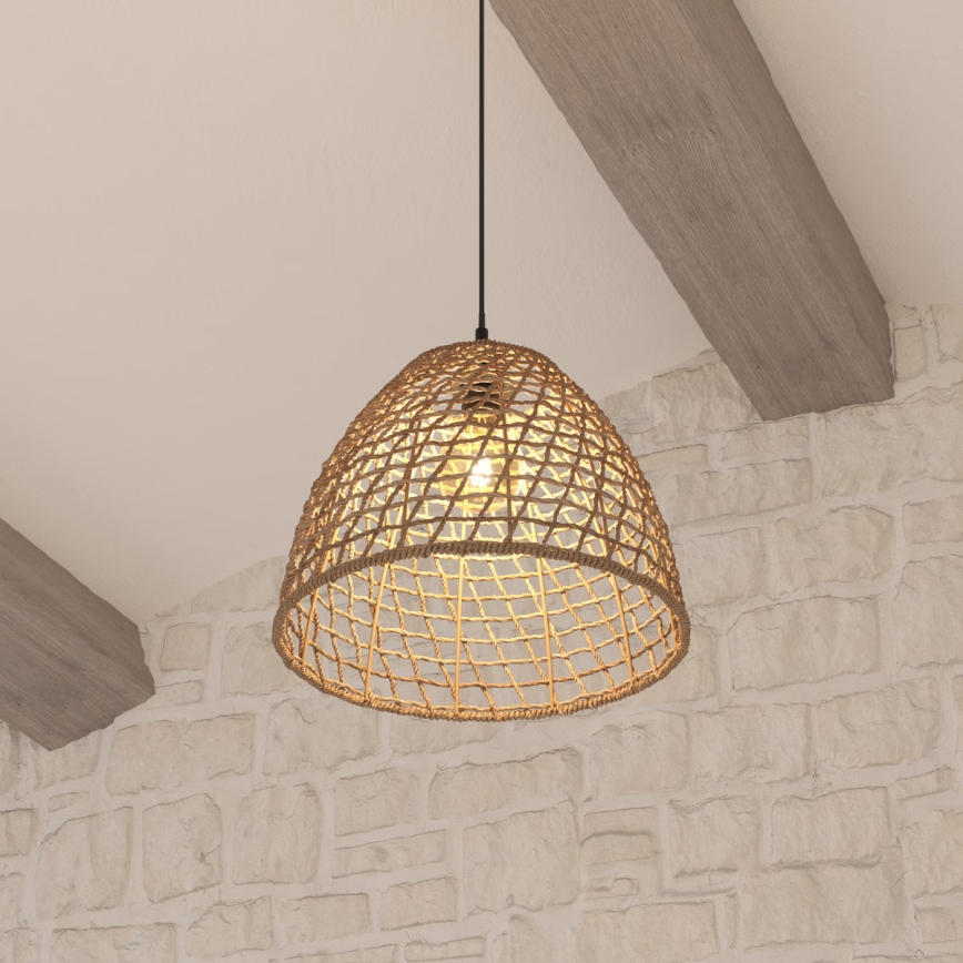 Atmosphera - Lustra ar auklu JADA 1xE27/40W/230V rotanga