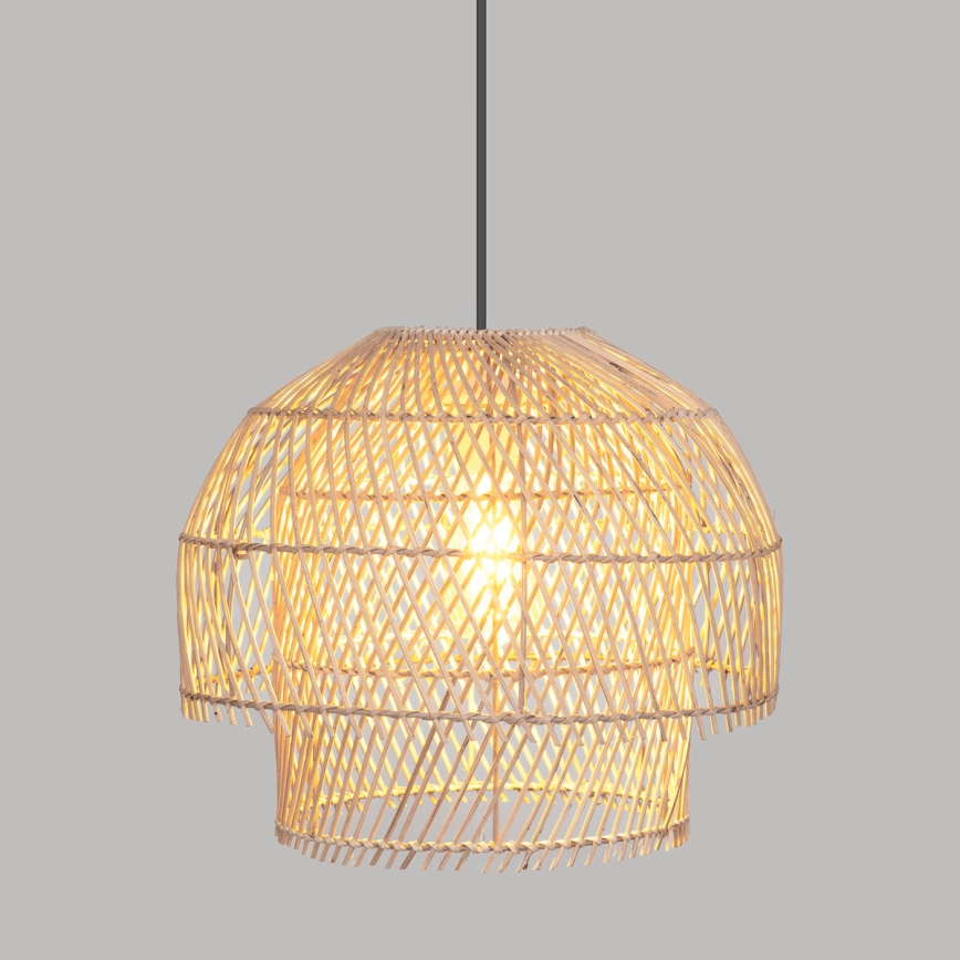 Atmosphera - Lustra ar auklu KERY 1xE27/40W/230V rotanga