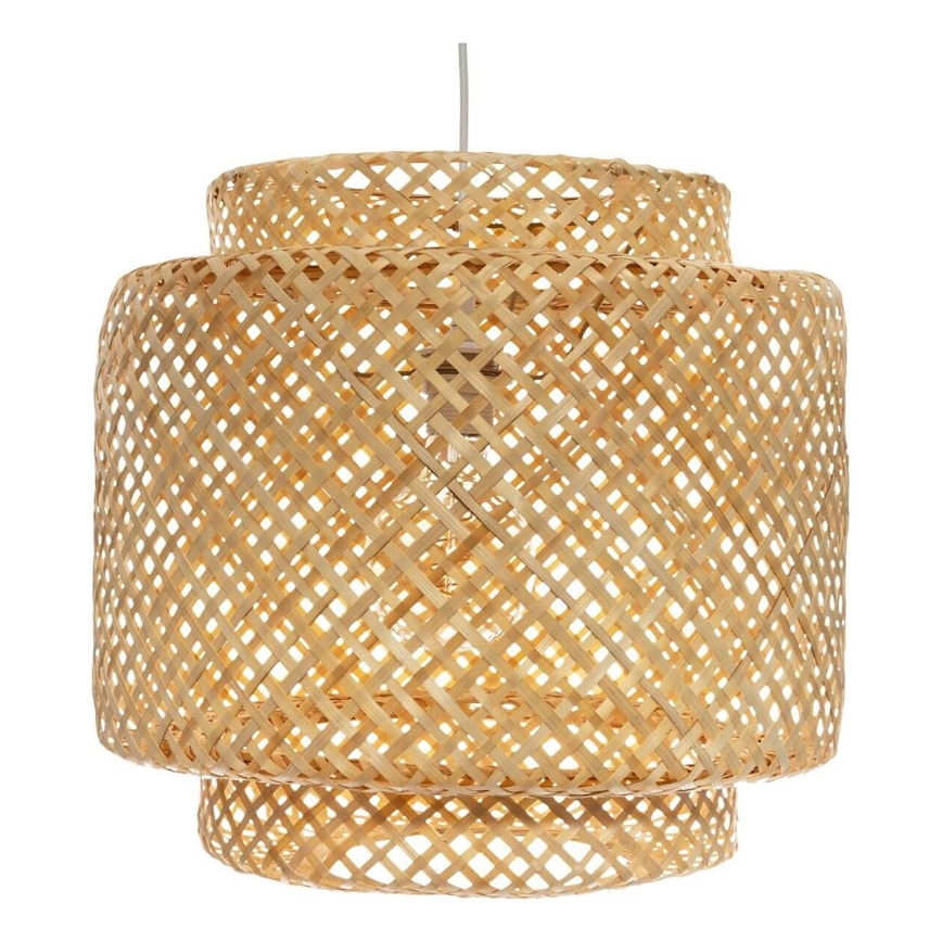 Atmosphera - Lustra ar auklu LIBY 1xE27/40W/230V bambusa