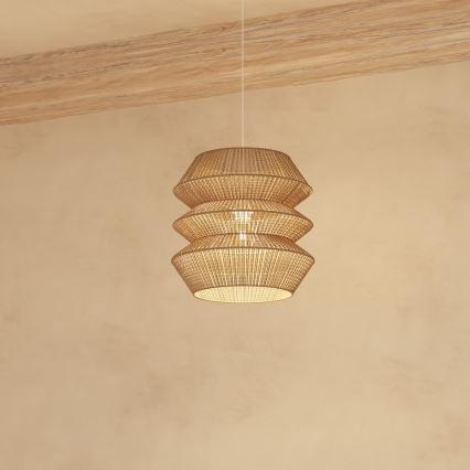 Atmosphera - Lustra ar auklu LIZA 1xE27/40W/230V džutas