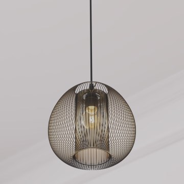 Atmosphera - Lustra ar auklu NODA 1xE27/40W/230V melna