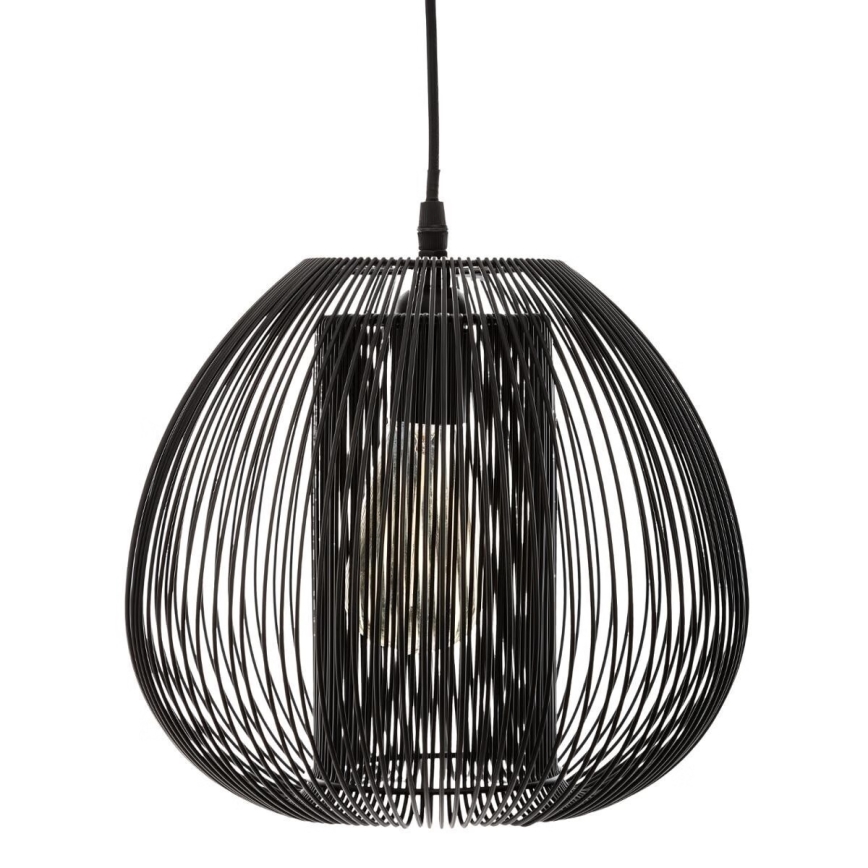 Atmosphera - Lustra ar auklu NODA 1xE27/40W/230V melna
