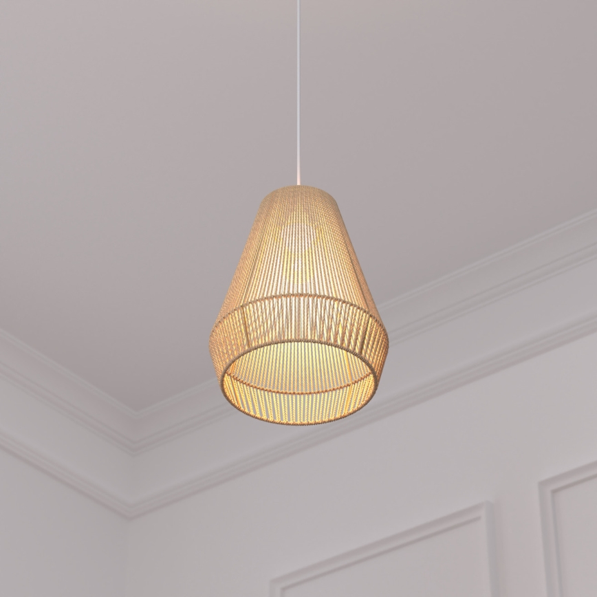 Atmosphera - Lustra ar auklu PALM 1xE27/40W/230V džutas