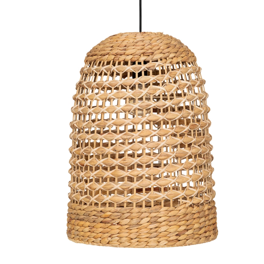 Atmosphera - Lustra ar auklu SAND 1xE27/40W/230V rotanga/ūdens hiacinte