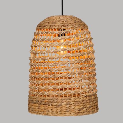 Atmosphera - Lustra ar auklu SAND 1xE27/40W/230V rotanga/ūdens hiacinte