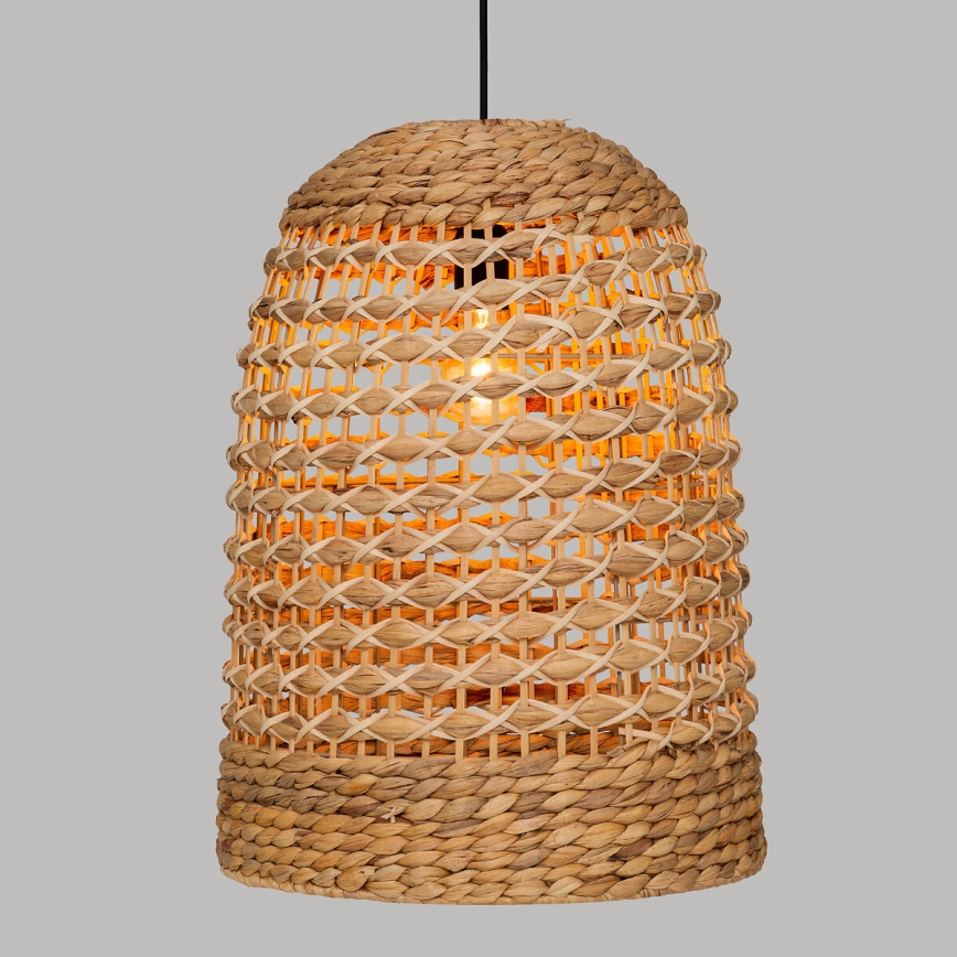 Atmosphera - Lustra ar auklu SAND 1xE27/40W/230V rotanga/ūdens hiacinte