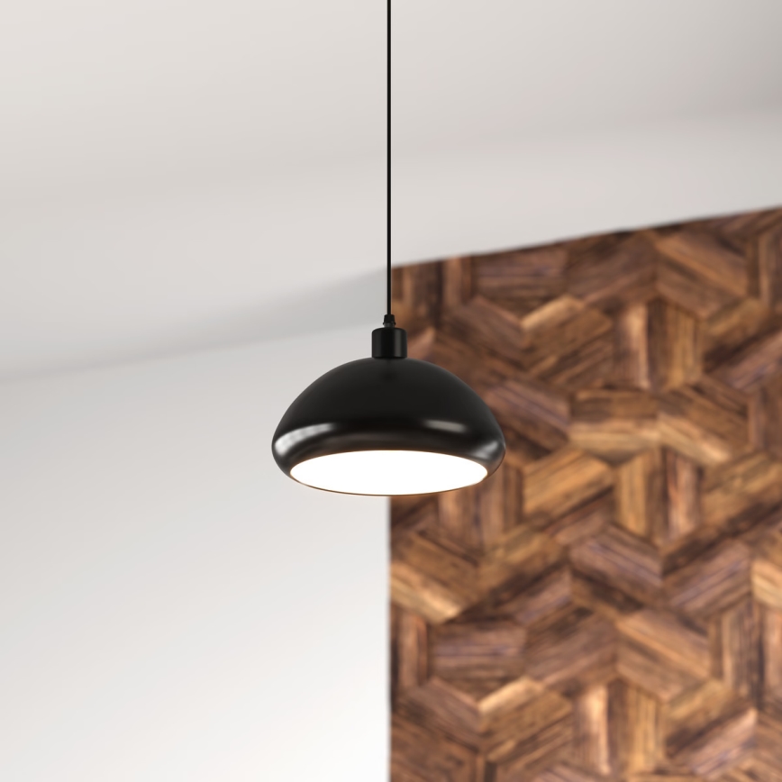 Atmosphera - Lustra ar auklu SAVIO 1xE27/40W/230V melna