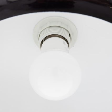Atmosphera - Lustra ar auklu SAVIO 1xE27/40W/230V melna