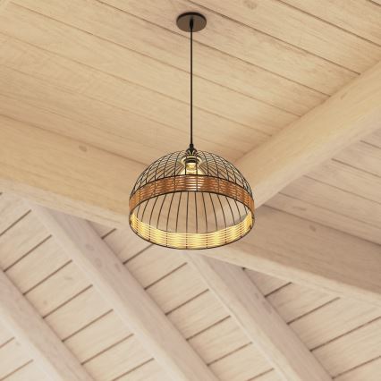 Atmosphera - Lustra ar auklu SUWA 1xE27/40W/230V rotanga