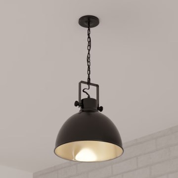 Atmosphera - Lustra ar ķēdi BASALT 1xE27/25W/230V melna