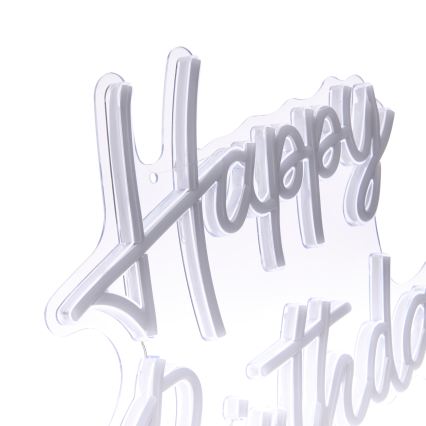 Atmosphera - neona LED sienas dekors HAPPY BIRTHDAY LED/5V