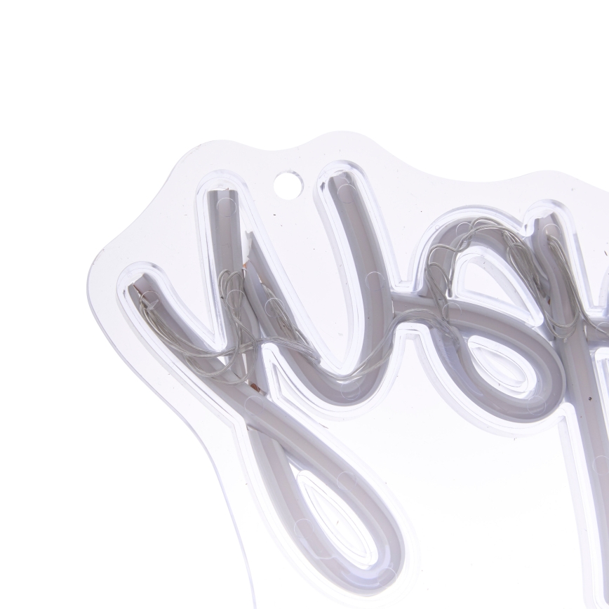 Atmosphera - neona LED sienas dekors HAPPY BIRTHDAY LED/5V