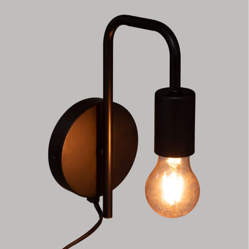 Atmosphera - Sienas lampa KELI 1xE27/40W/230V melna