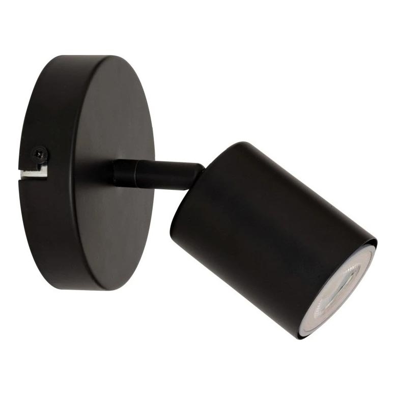 Atmosphera - Sienas punktveida gaismeklis VICO 1xGU10/25W/230V melns