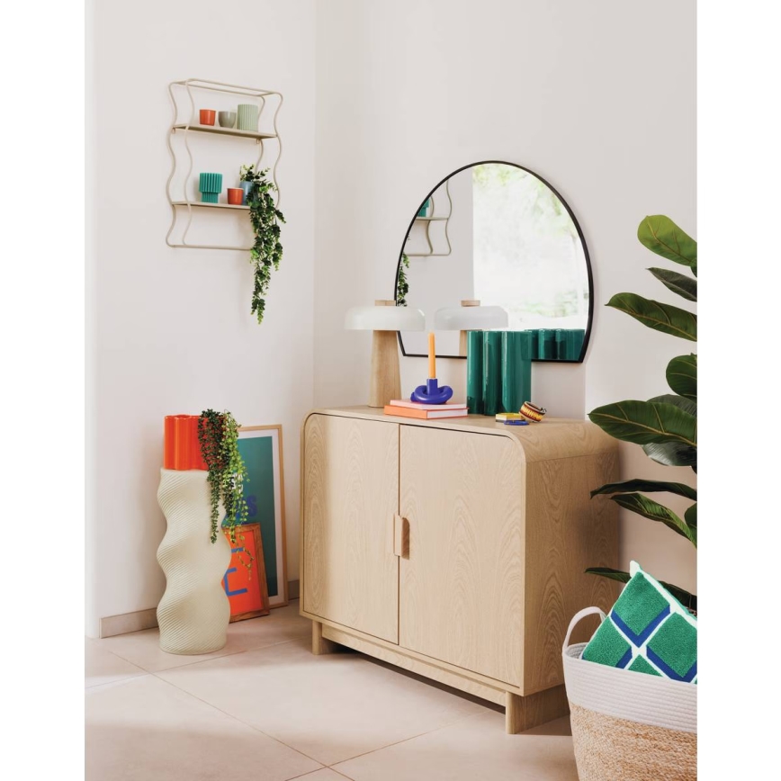 Atmosphera - Sienas spogulis ALICE 65x90 cm melns