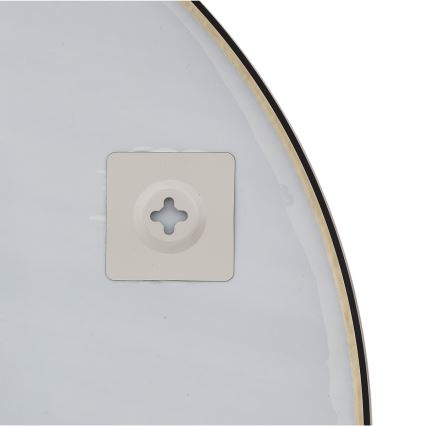 Atmosphera - Sienas spogulis ALICE d. 70 cm melna