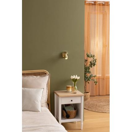 Atmosphera - sienas spot gaismeklis VICO 1xGU10/25W/230V zelta