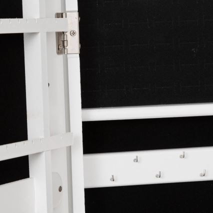 Atmosphera - Stāvošs spogulis ar rotaslietu kasti KRISTIN 146,8x37 cm balts