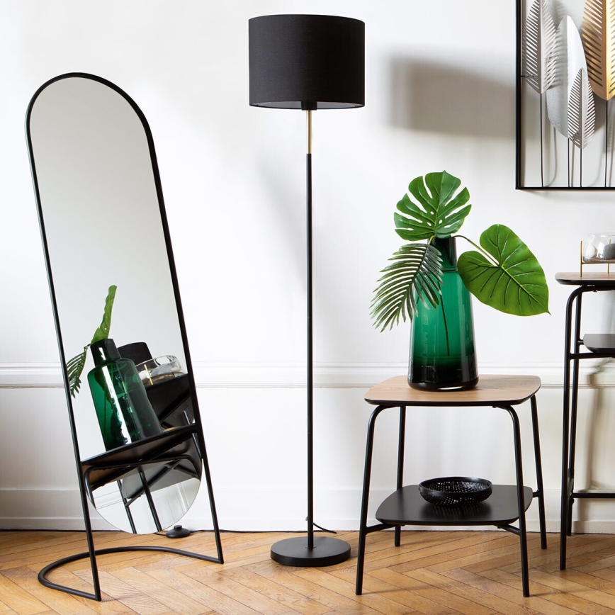 Atmosphera - Stāvošs spogulis JEF 136x39,5 cm melns