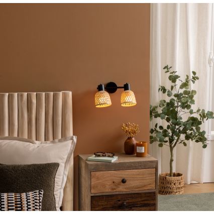 Atmosphera - Virziena gaismeklis LIO 2xE27/25W/230V bambuss