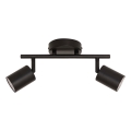 Atmosphera - virziena gaismeklis VICO 2xGU10/25W/230V melns