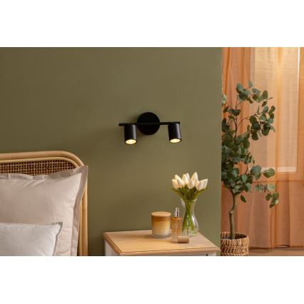 Atmosphera - virziena gaismeklis VICO 2xGU10/25W/230V melns