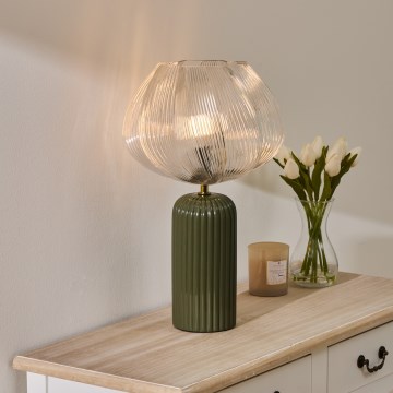 Atmosphera - Za galda lampu PHYLAS 1xE14/40W/230V zaļa