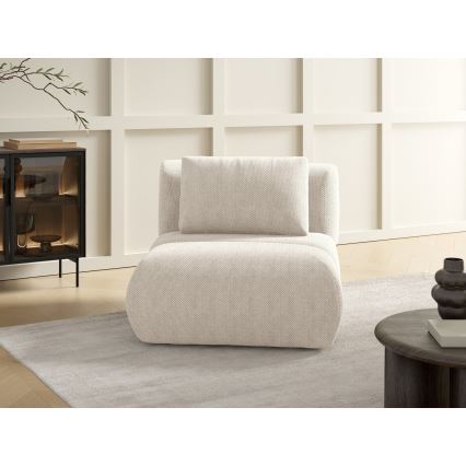 Atpūtas krēsls FANO krēmkrāsā