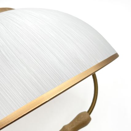 Augstuma regulējamā lustra RAMONA 1xE27/60W/230V brūna/balta/ozols