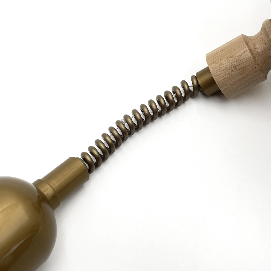 Augstuma regulējamā lustra RAMONA 1xE27/60W/230V brūna/balta/ozols