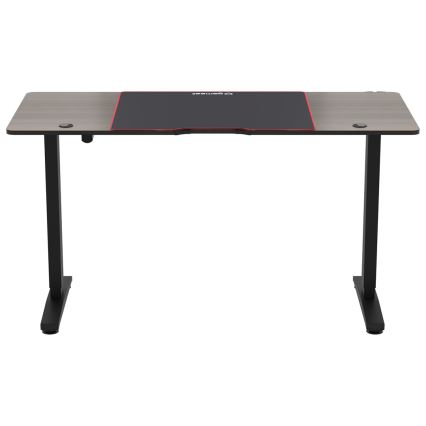 Augstumu regulējams spēļu galds CONTROL 140x60 cm brūna/melna
