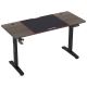 Augstumu regulējams spēļu galds CONTROL 140x60 cm brūna/melna