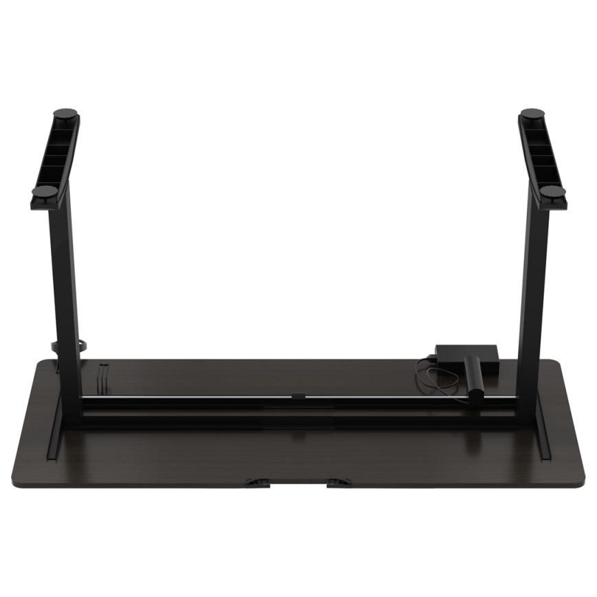 Augstumu regulējams spēļu galds CONTROL 140x60 cm brūna/melna