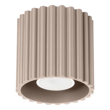 AURA virziena gaismeklis 1xGU10/10W/230V Ø 10 cm, taupe