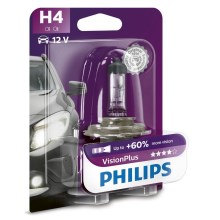 Auto spuldze Philips VISION PLUS 12342VPB1 H4 P43t-38/55W/12V