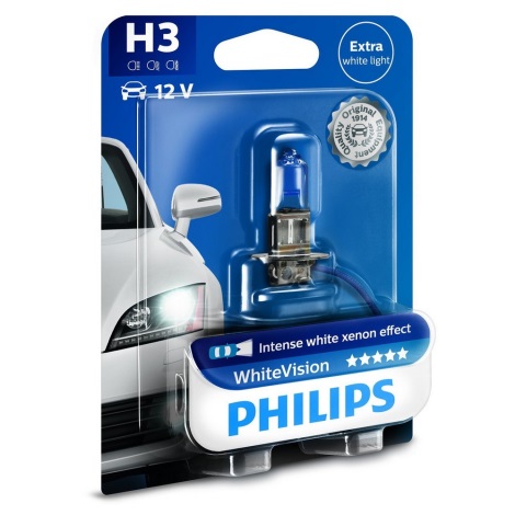 Auto spuldze Philips WHITE VISION 12336WHVB1 H3 PK22s/55W/12V