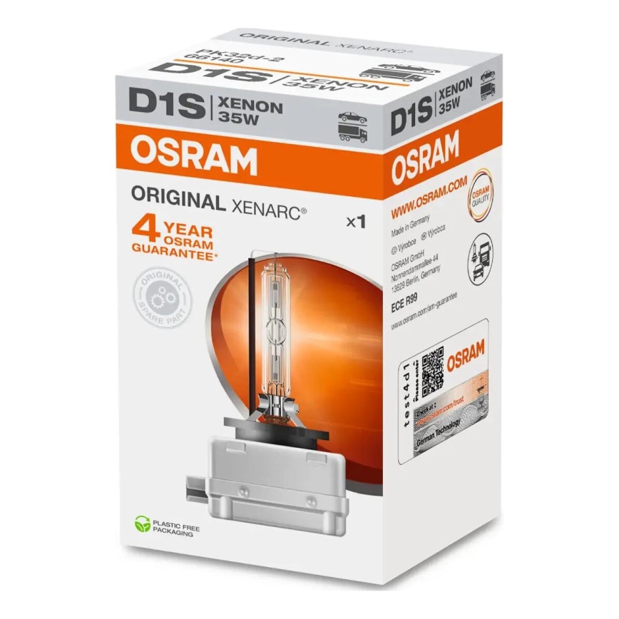 Auto spuldzes D1S PK32d/35W/85V 3200K - Osram