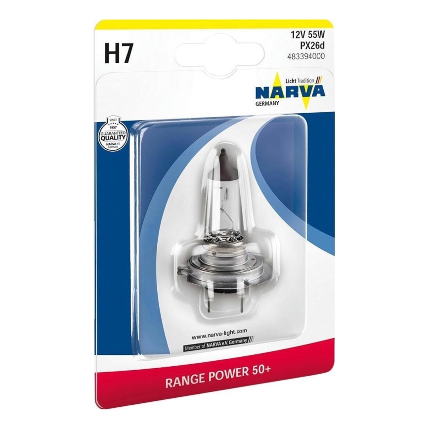 Auto spuldzes H7 PX26d/55W/12V - Narva 48339RPNVAB1