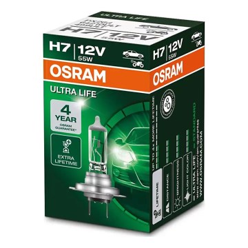 Auto spuldzes ULTRA LIFE H7 PX26d/55W/12V - Osram