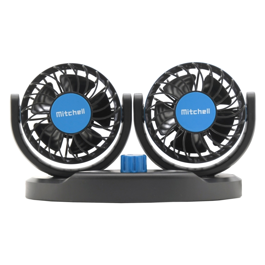 Automašīnas paneļa ventilators ar USB 3W/5V melna