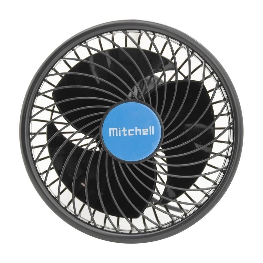 Automašīnas ventilators ar piesūcekni 9W/12V melna