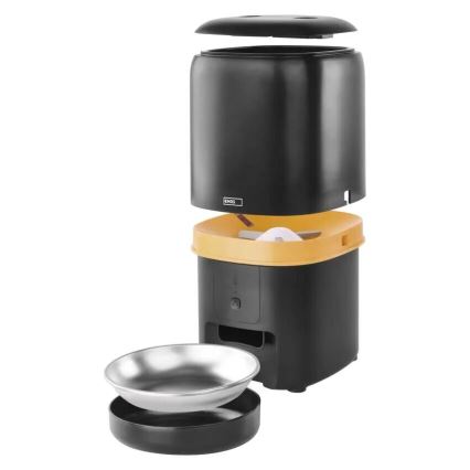 Automātiskais barības dozators 4 l/5V/3xD melna Wi-Fi