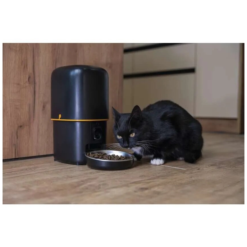 Automātisks barības dozators ar mikrofonu un kamera 4l/5V/3xD Wi-Fi
